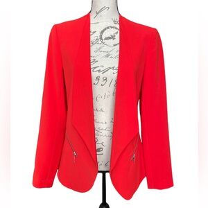Trouve Red Women's Tailored Blazer - M